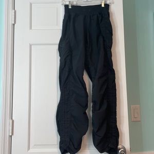 Zella Black Ruched Pants Size: 2